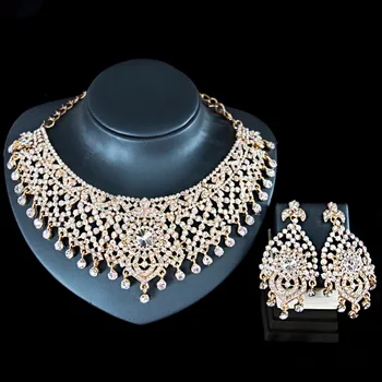 LAN PALACE african wedding gold color austrian crystal necklace and earrings jewelry set india jewelry free shipping
LAN PALACE african wedding gold color austrian crystal necklace and earrings jewelry set india jewelry free shipping