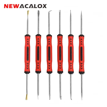 NEWACALOX 6pcs Desoldering Aid Tool Kit Soldering Aid Assist Tools PCB Cleaning Kit Repair Tool Electronic Heat Assist Set
NEWACALOX 6pcs Desoldering Aid Tool Kit Soldering Aid Assist Tools PCB Cleaning Kit Repair Tool Electronic Heat Assist Set