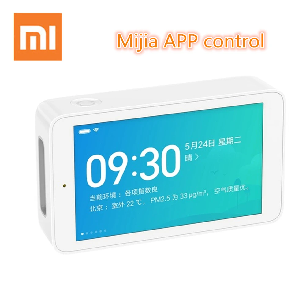 Xiaomi Mijia Air Detector High-Precision Sensing 3.97Inch Touchscreen USB Interface Remote Monitoring PM2.5 CO2a Humidity Sensor
Xiaomi Mijia Air Detector High-Precision Sensing 3.97Inch Touchscreen USB Interface Remote Monitoring PM2.5 CO2a Humidity Sensor