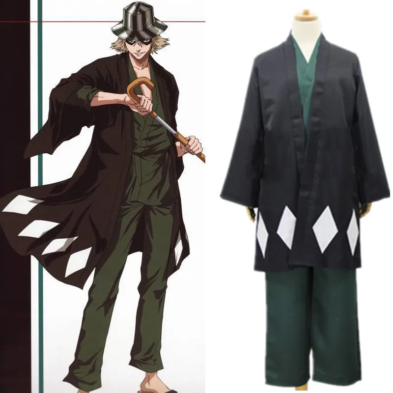 Кимоно-Униформа японского аниме BLEACH Urahara Kisuke костюм для косплея костюмы на