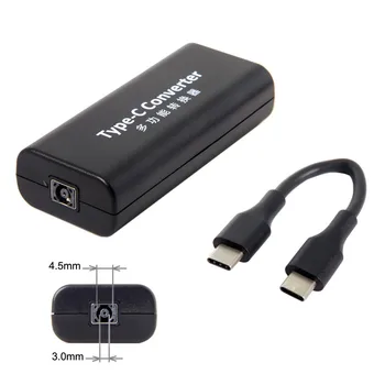DC 4.5*3.0mm Jack HP Dell Input to USB-C Type-C Power Plug Charge 45w for Macbook Laptop Phone Cable adapter
DC 4.5*3.0mm Jack HP Dell Input to USB-C Type-C Power Plug Charge 45w for Macbook Laptop Phone Cable adapter