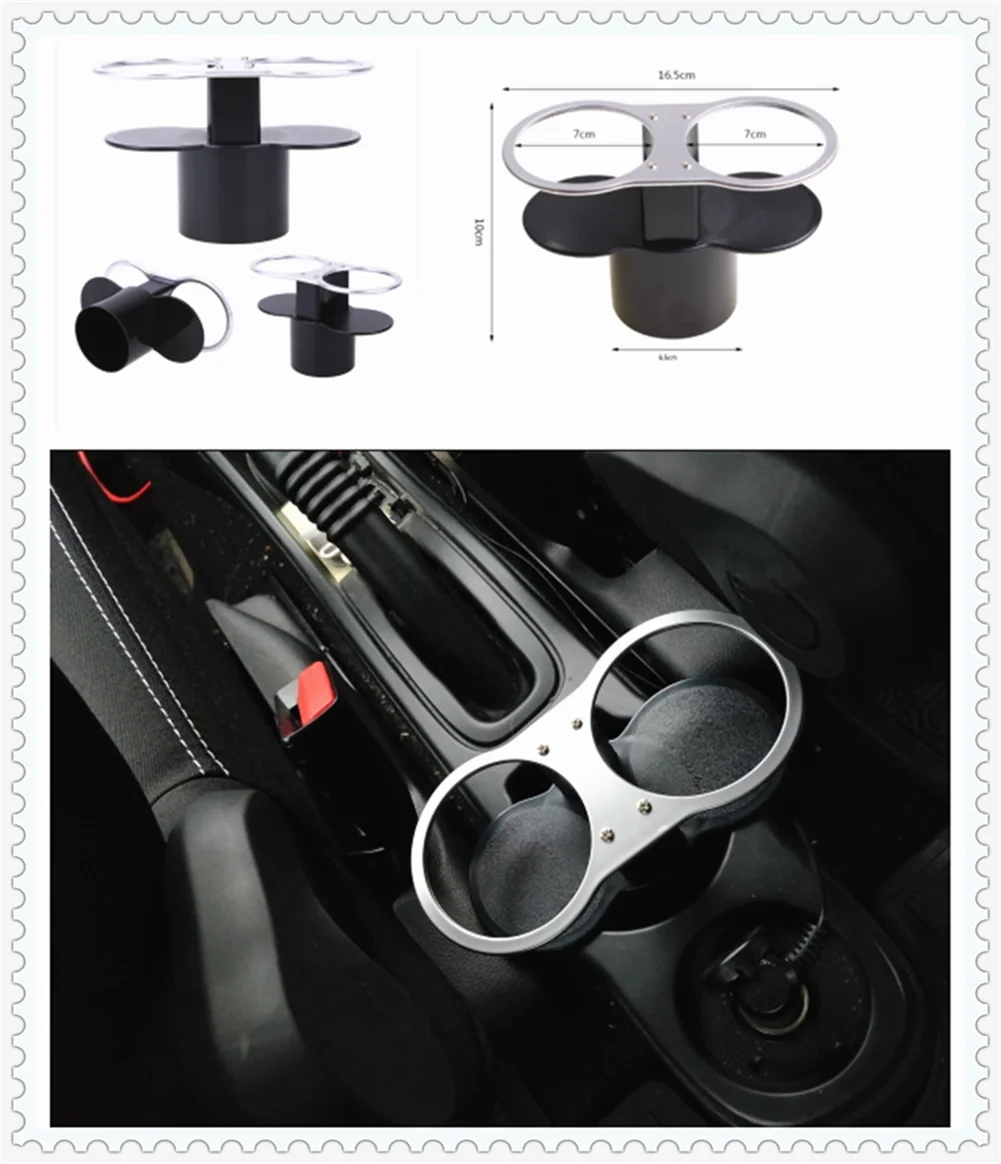 Фото Auto parts ashtray drink bottle double hole cup holder drinking water for BMW E46 E39 E38 E90 E60 E36 F30 | Автомобили и