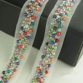 2Yard/Lot 3.5cm pearl clothing accessories collar flower diy handmade beading lace trim clothes lace fabric
2Yard/Lot 3.5cm pearl clothing accessories collar flower diy handmade beading lace trim clothes lace fabric