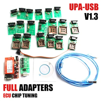 Newest UPA USB Programmer UPA-USB V1.3 UPAUSB Full Set with All Adapters UPA ECU Chip Tuning Full Adapters OBD2 Diagnostic Tool
Newest UPA USB Programmer UPA-USB V1.3 UPAUSB Full Set with All Adapters UPA ECU Chip Tuning Full Adapters OBD2 Diagnostic Tool