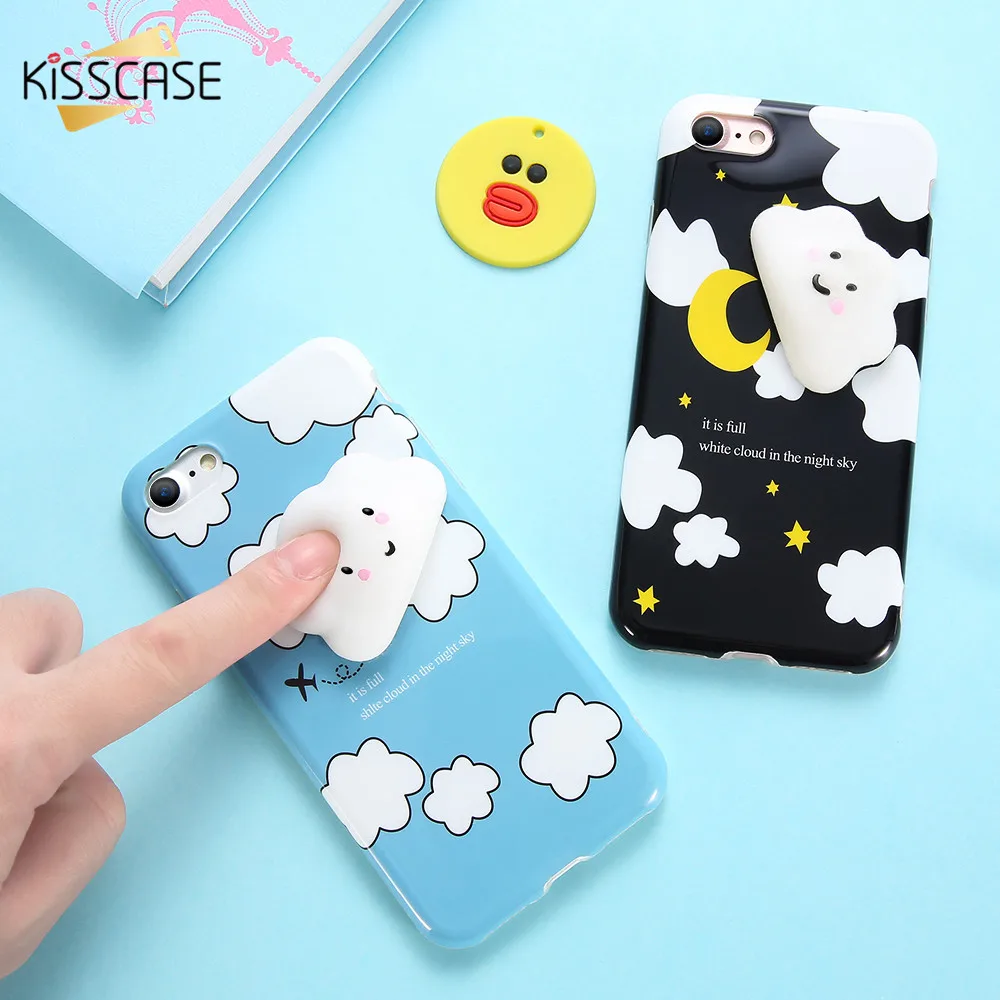 Модный разминающийся чехол KISSCASE для телефона iPhone 5 Женский X 10 десять красивый
