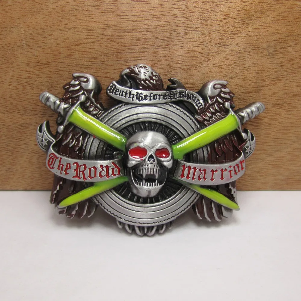 BuckleClub wholesale skull eagle western cowboy jeans gift belt buckle for men FP-02391 pewter finish 4cm width loop
BuckleClub wholesale skull eagle western cowboy jeans gift belt buckle for men FP-02391 pewter finish 4cm width loop