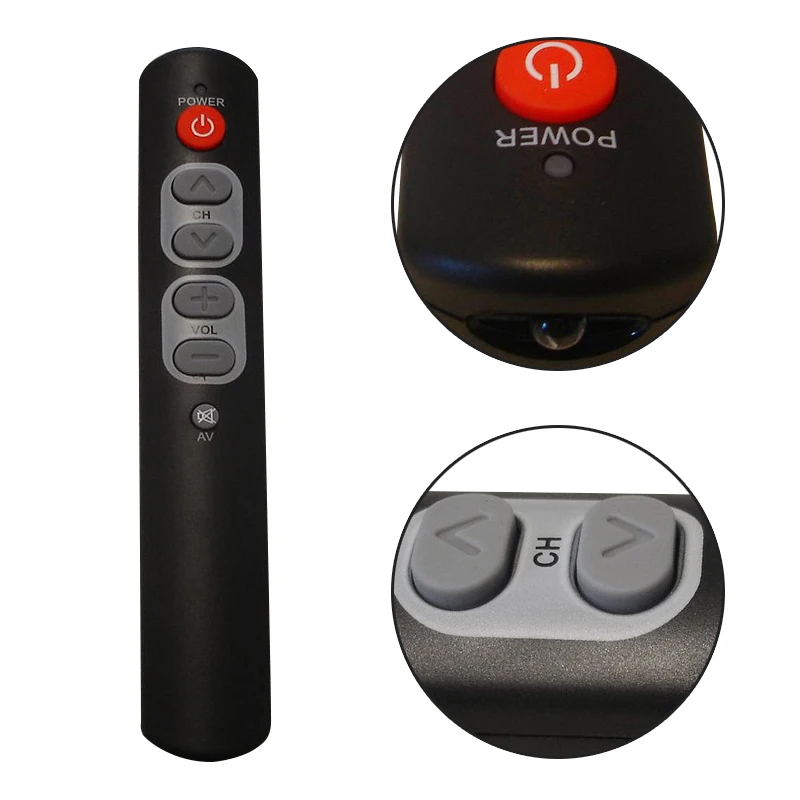 Universal Remotes 1pc 6-Key Pure Learning Remote Controller 6 Buttons Remote Control for TV STB DVD DVB HIFI
Universal Remotes 1pc 6-Key Pure Learning Remote Controller 6 Buttons Remote Control for TV STB DVD DVB HIFI