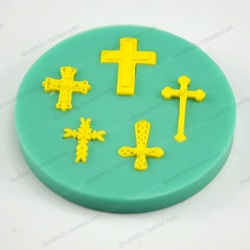 5 types Cross Silicone Fondant Mold Chocolate Cake Decorating Mold Baking Decorative Tools DIY supply
5 types Cross Silicone Fondant Mold Chocolate Cake Decorating Mold Baking Decorative Tools DIY supply