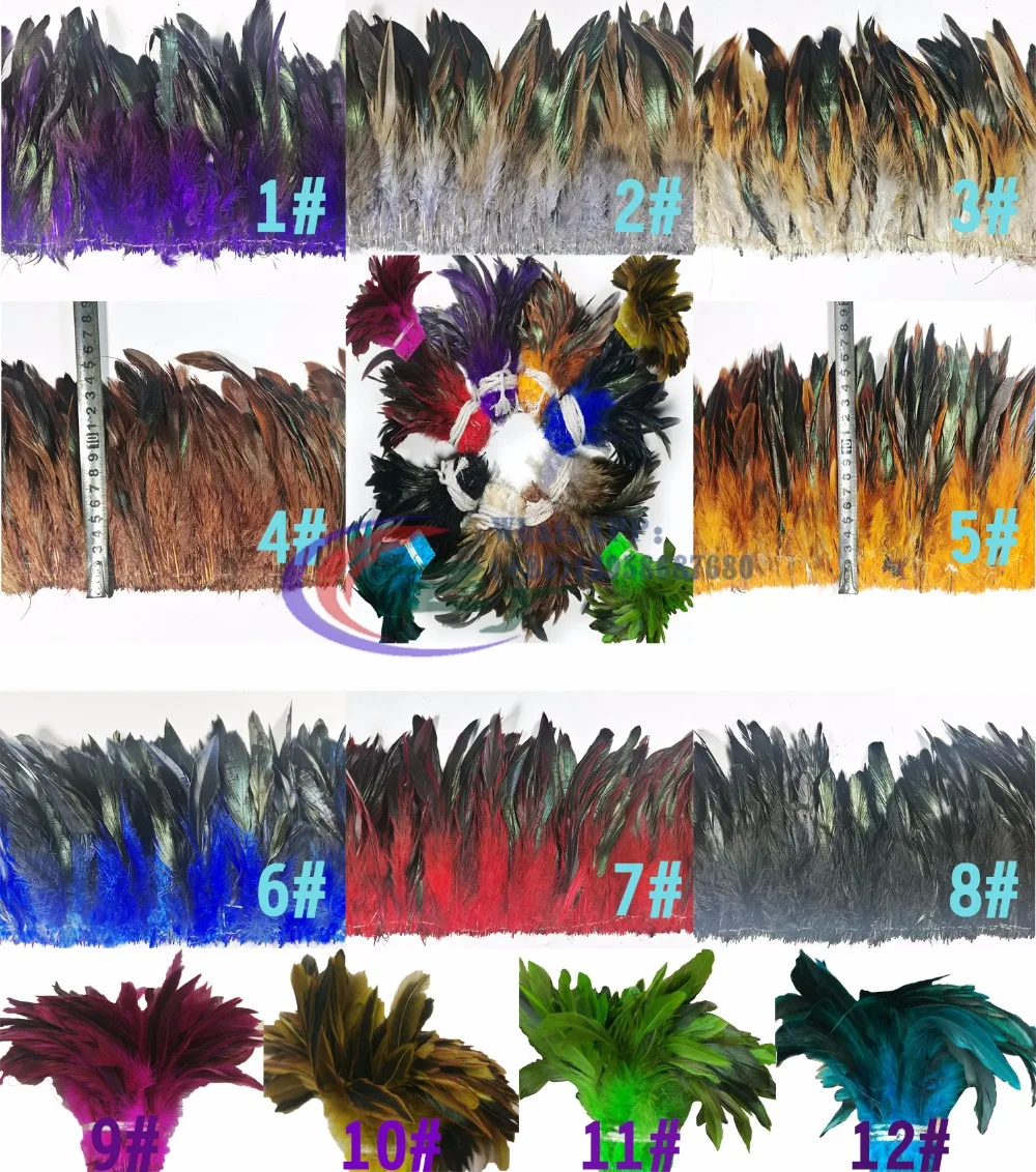 Hotsale 900pcs/bundle Dyed Coque Tail Feather Strung 5-7" Feather Trim/Fringe for Fashion Skirt/Dress/Costume/Craft 12 colors
Hotsale 900pcs/bundle Dyed Coque Tail Feather Strung 5-7" Feather Trim/Fringe for Fashion Skirt/Dress/Costume/Craft 12 colors