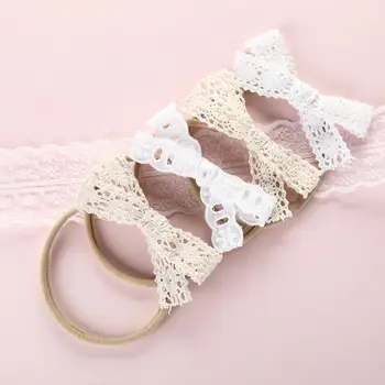 Beautiful New Baby Infant Girls Bowknot Lace Nylon Headband High Elastic Children Scrunchies Baby Hair Band Hair Accessories
Beautiful New Baby Infant Girls Bowknot Lace Nylon Headband High Elastic Children Scrunchies Baby Hair Band Hair Accessories