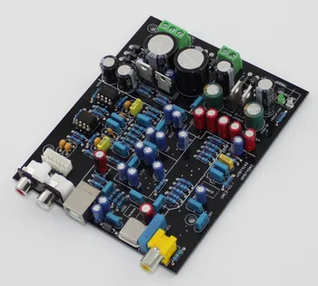 Dual WM8740 DAC board/optical coaxial USB decoder board
Dual WM8740 DAC board/optical coaxial USB decoder board