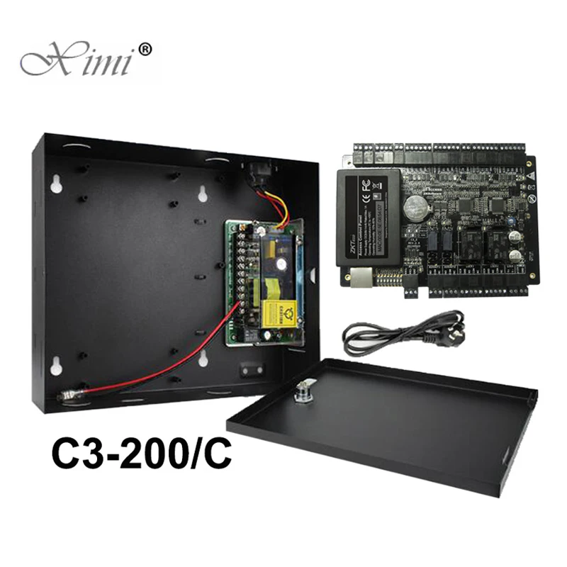 ZK C3-200 Door Access Control System 2 Doors Access Control Panel Access Control Board+Power Supply Box With Battery Function
ZK C3-200 Door Access Control System 2 Doors Access Control Panel Access Control Board+Power Supply Box With Battery Function