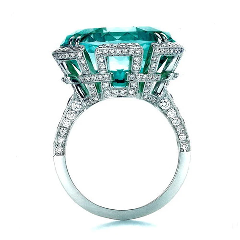 Luxury Round Green CZ Stone Charm Silver Color Torch Rings Bague for Women Anniversary Wedding Jewelry Vintage Anel Ring H3Q145
Luxury Round Green CZ Stone Charm Silver Color Torch Rings Bague for Women Anniversary Wedding Jewelry Vintage Anel Ring H3Q145