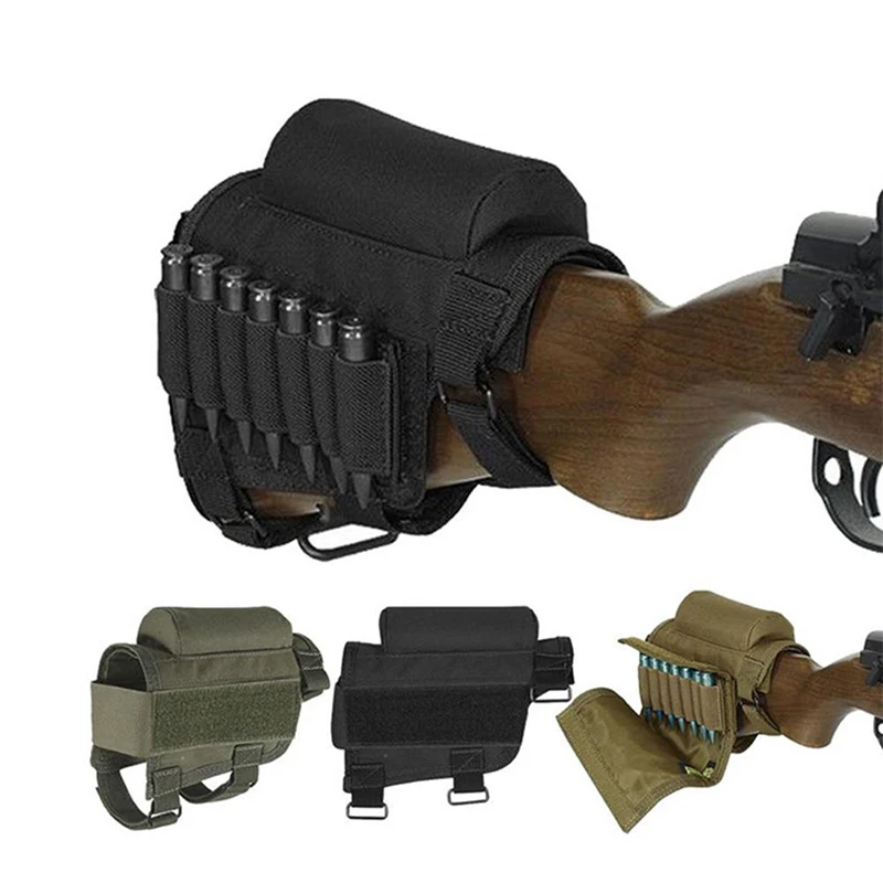 Outdoor Fitness High Quality Hunting Pouches Portable Tactical Butt Stock Rifle Cheek Rest Pouch Holder Pack Bag Ammo Carrier
Outdoor Fitness High Quality Hunting Pouches Portable Tactical Butt Stock Rifle Cheek Rest Pouch Holder Pack Bag Ammo Carrier