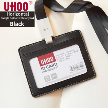 1PC Soft PU Leather Business Card Holder with Lanyard Card Badge Holder Name Tag Exhibition Card Tag Office Supplies Wholesale
1PC Soft PU Leather Business Card Holder with Lanyard Card Badge Holder Name Tag Exhibition Card Tag Office Supplies Wholesale