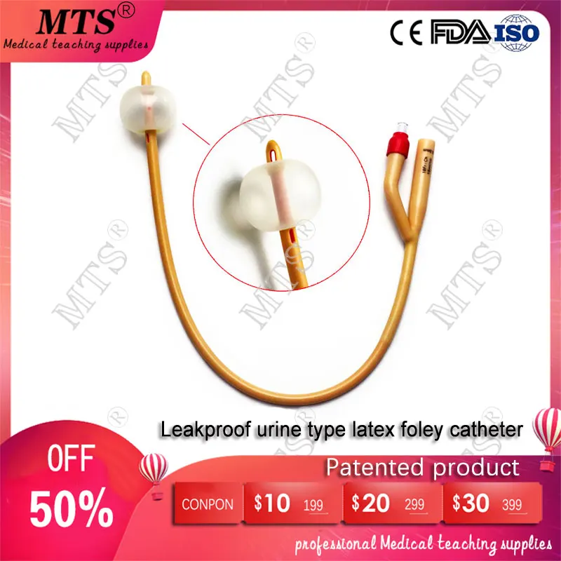 1pcs 2way Leakproof urine type latex foley catheter silicone coating urinary catheter Prevent urine from seeping
1pcs 2way Leakproof urine type latex foley catheter silicone coating urinary catheter Prevent urine from seeping
