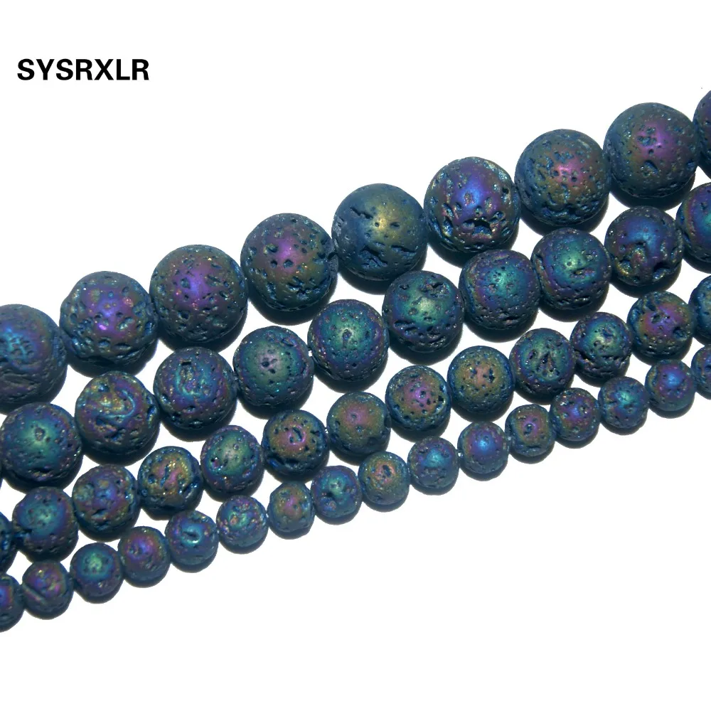 Free Shipping Natural Stone Electroplated colorful Volcanic Lava Round Loose Beads for Jewelry Making DIY Bracelet 6/8/10/12 MM
Free Shipping Natural Stone Electroplated colorful Volcanic Lava Round Loose Beads for Jewelry Making DIY Bracelet 6/8/10/12 MM