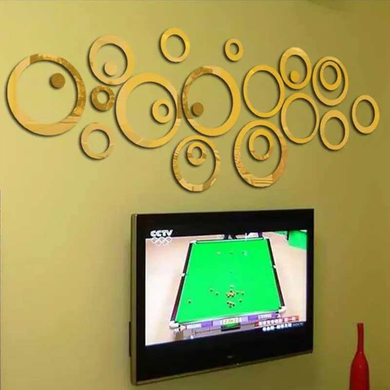 24Pcs 3 Colors High Quality Modern Luxury 3D Removable Mirror Wall Doors Window Sticker Refrigerators Home Room Circle DIY Decor
24Pcs 3 Colors High Quality Modern Luxury 3D Removable Mirror Wall Doors Window Sticker Refrigerators Home Room Circle DIY Decor