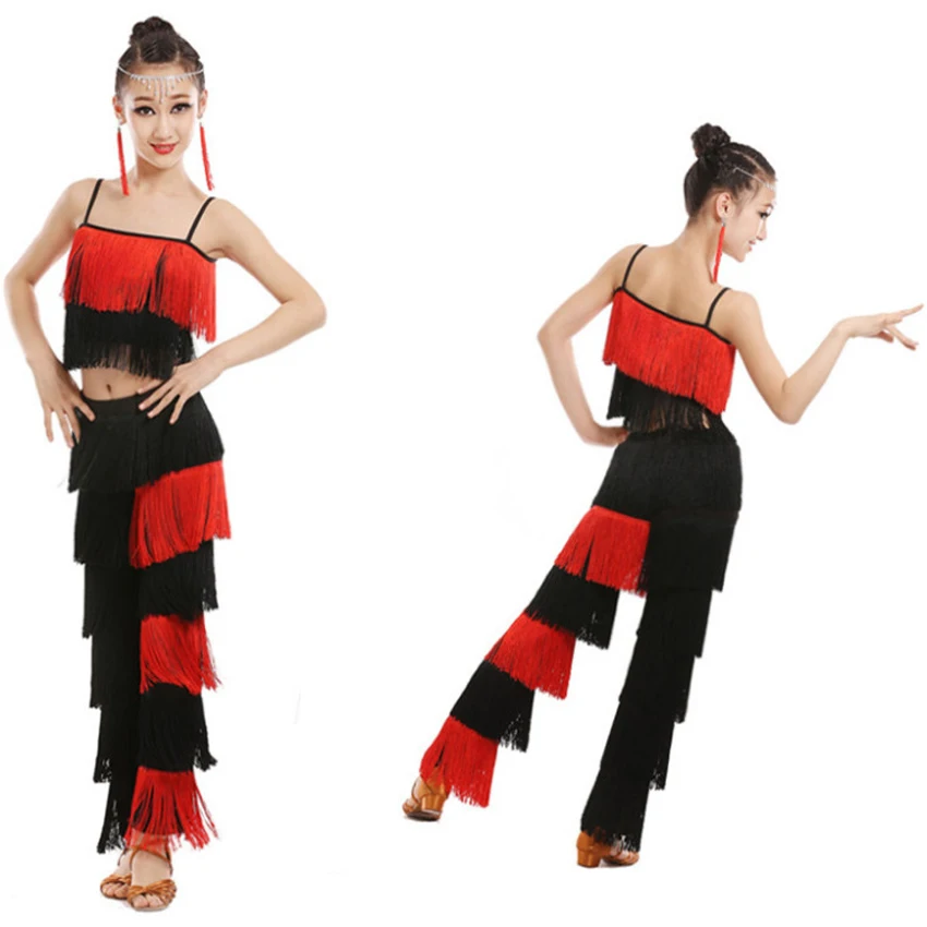 Samba tassel Latin dancewear costumes Girls Salsa ballroom Fringe trim dance Tops&Pants costume Adult Ballroom dancing dress
Samba tassel Latin dancewear costumes Girls Salsa ballroom Fringe trim dance Tops&Pants costume Adult Ballroom dancing dress