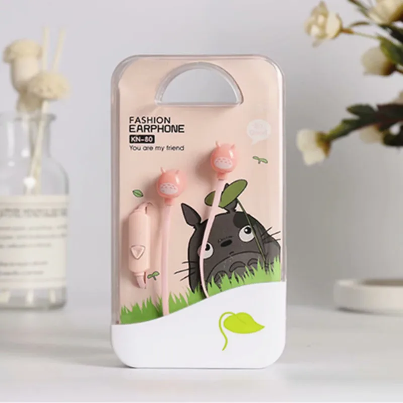 CHICLITS Cute Earphones 3.5mm Lovely Cartoon Totoro Music In-ear Earbuds Universal Earplugs Student Pink Girl Kids Earphone New
CHICLITS Cute Earphones 3.5mm Lovely Cartoon Totoro Music In-ear Earbuds Universal Earplugs Student Pink Girl Kids Earphone New