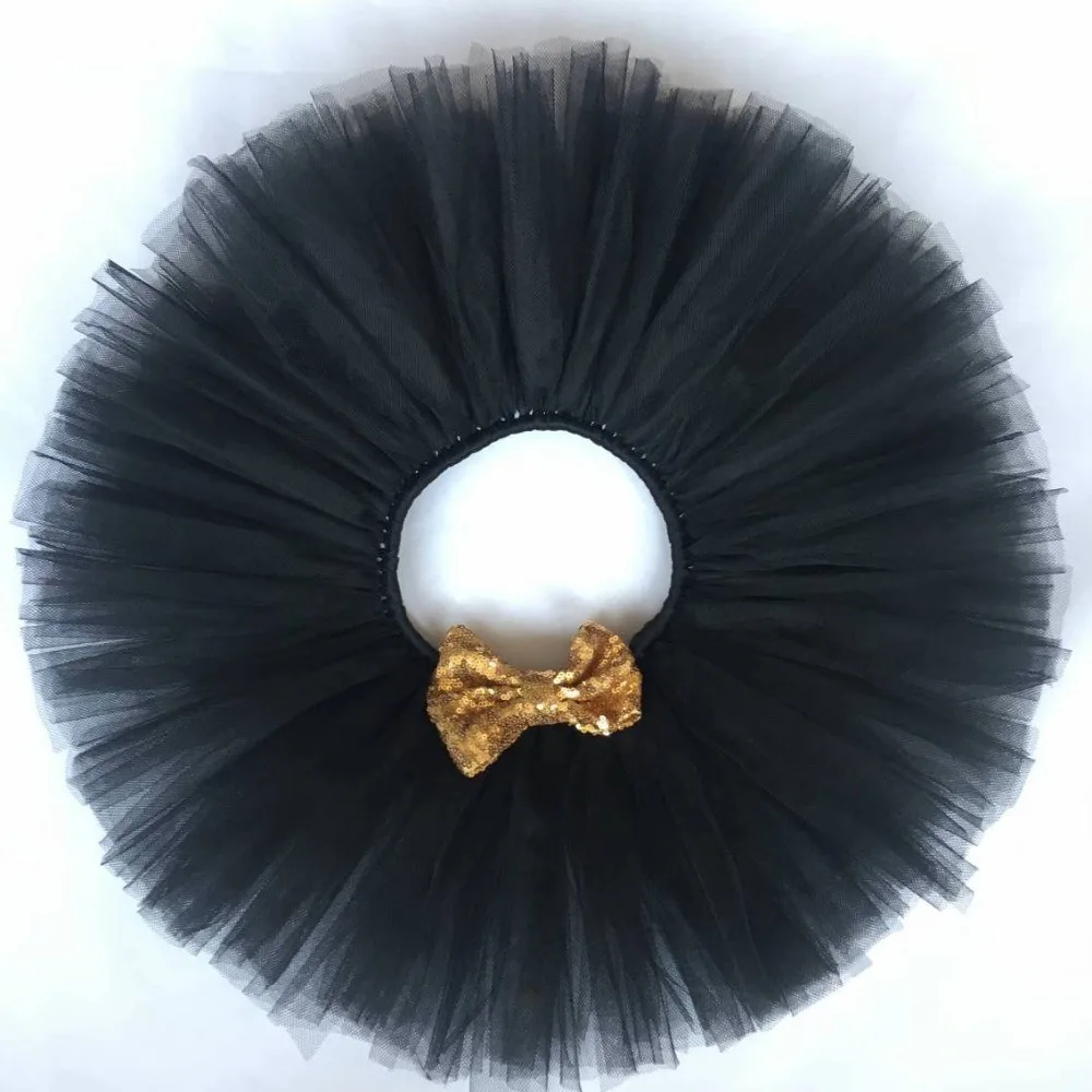 Girls Black Tutu Skirts Baby Fluffy Tulle Pettiskirt Dance Tutu with Gold Sequin Bow Kids Birthday Party Skirts Children Skirts
Girls Black Tutu Skirts Baby Fluffy Tulle Pettiskirt Dance Tutu with Gold Sequin Bow Kids Birthday Party Skirts Children Skirts