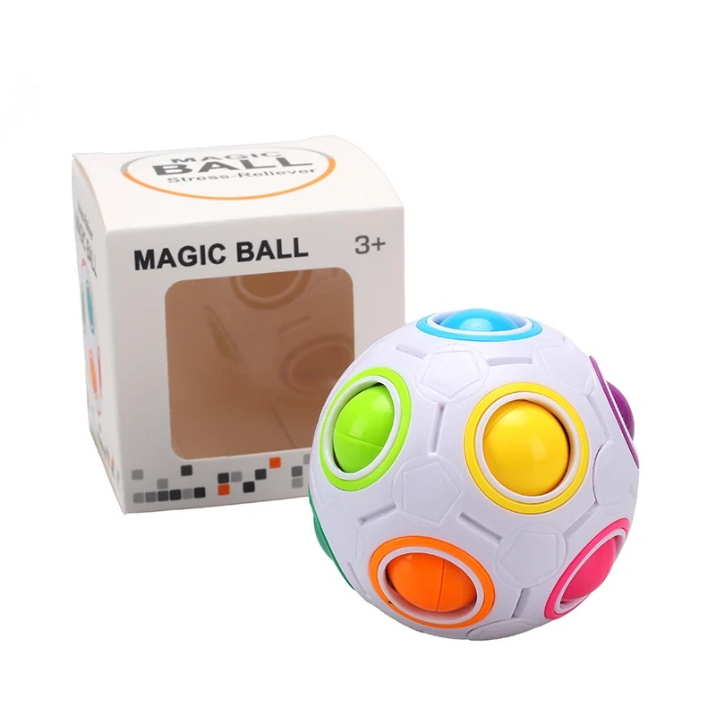Yongjun Creative Magic Cube Speed Rainbow Puzzles Ball Football Educational Learning Toys for Children Adult cube
Yongjun Creative Magic Cube Speed Rainbow Puzzles Ball Football Educational Learning Toys for Children Adult cube