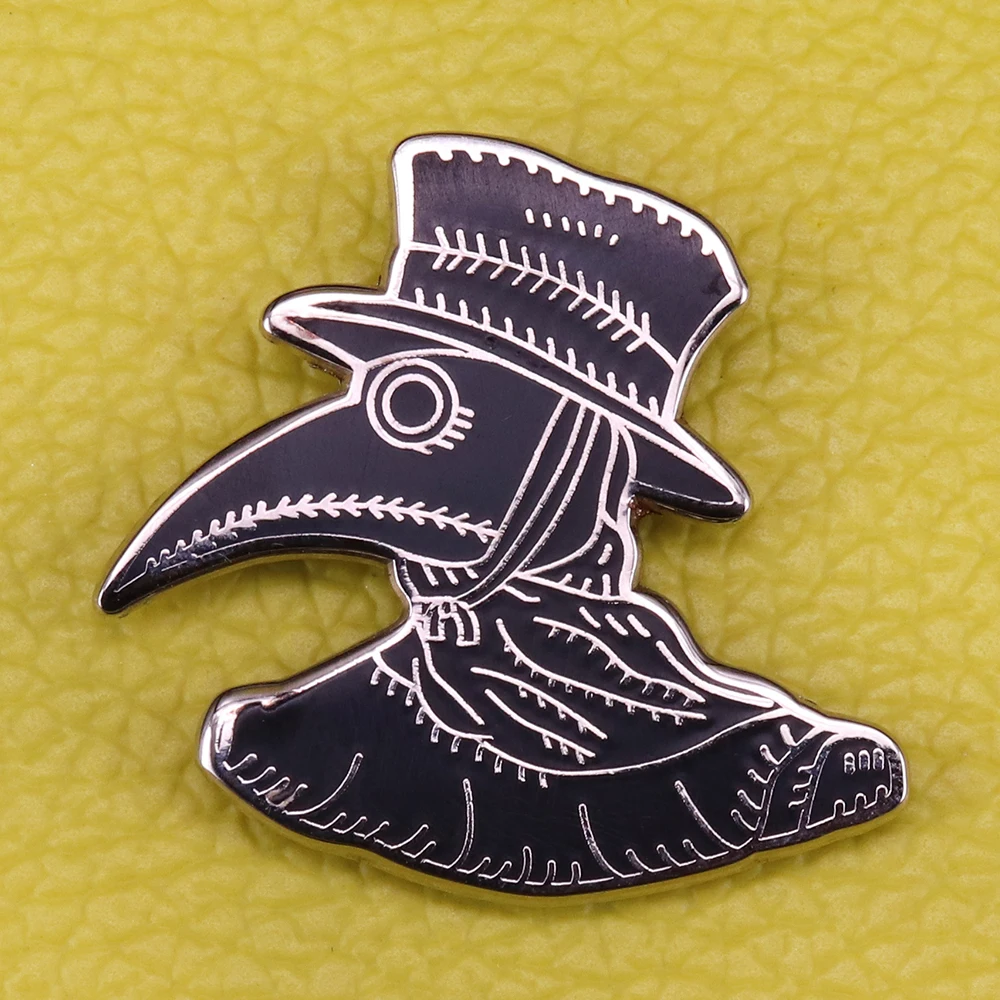 Dr. Dr Plague Doctor Hard Enamel Gift for Stoners Gothic Death Horror steampunk Bird Badge Enamel Pin
Dr. Dr Plague Doctor Hard Enamel Gift for Stoners Gothic Death Horror steampunk Bird Badge Enamel Pin