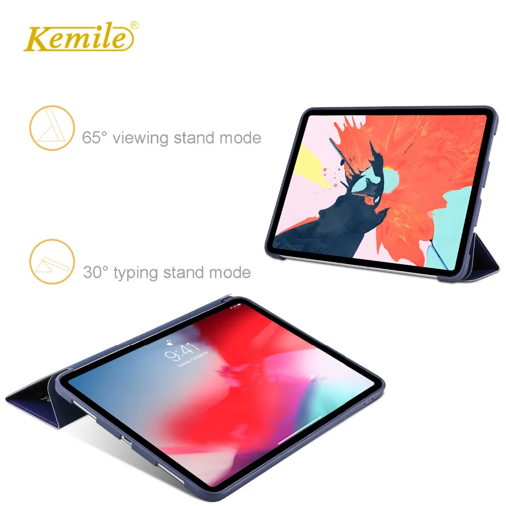 Kemile for iPad Pro 11 Case,Auto Sleep Wake up Stand soft TPU Protective Cover For iPad Pro 11 inch Case Support Attach Charge
Kemile for iPad Pro 11 Case,Auto Sleep Wake up Stand soft TPU Protective Cover For iPad Pro 11 inch Case Support Attach Charge