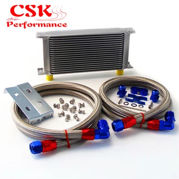 19 Row 248mm AN10 British Oil Cooler Kit w/ Brackets Fits For BMW E36 Euro E82 E9X 135/335 E46 M3 E90 E92 Black/Silver
19 Row 248mm AN10 British Oil Cooler Kit w/ Brackets Fits For BMW E36 Euro E82 E9X 135/335 E46 M3 E90 E92 Black/Silver
