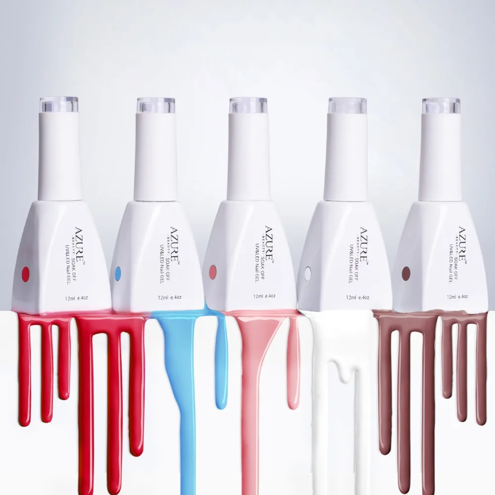AZURE BEAUTY 12ML Bright Colors Soak Off UV LED Gel Polish Red Blue Pink White Brown Color Varnish Colorful Nail Art Lacquer
AZURE BEAUTY 12ML Bright Colors Soak Off UV LED Gel Polish Red Blue Pink White Brown Color Varnish Colorful Nail Art Lacquer