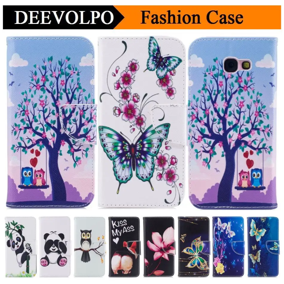 DEEVOLPO Cartoon Panda Leather Book Cases For Samsung S8 Plus S7 Edge A320 A520 A510 J310 J510 Color Painted Owl Butterfly DP58
DEEVOLPO Cartoon Panda Leather Book Cases For Samsung S8 Plus S7 Edge A320 A520 A510 J310 J510 Color Painted Owl Butterfly DP58