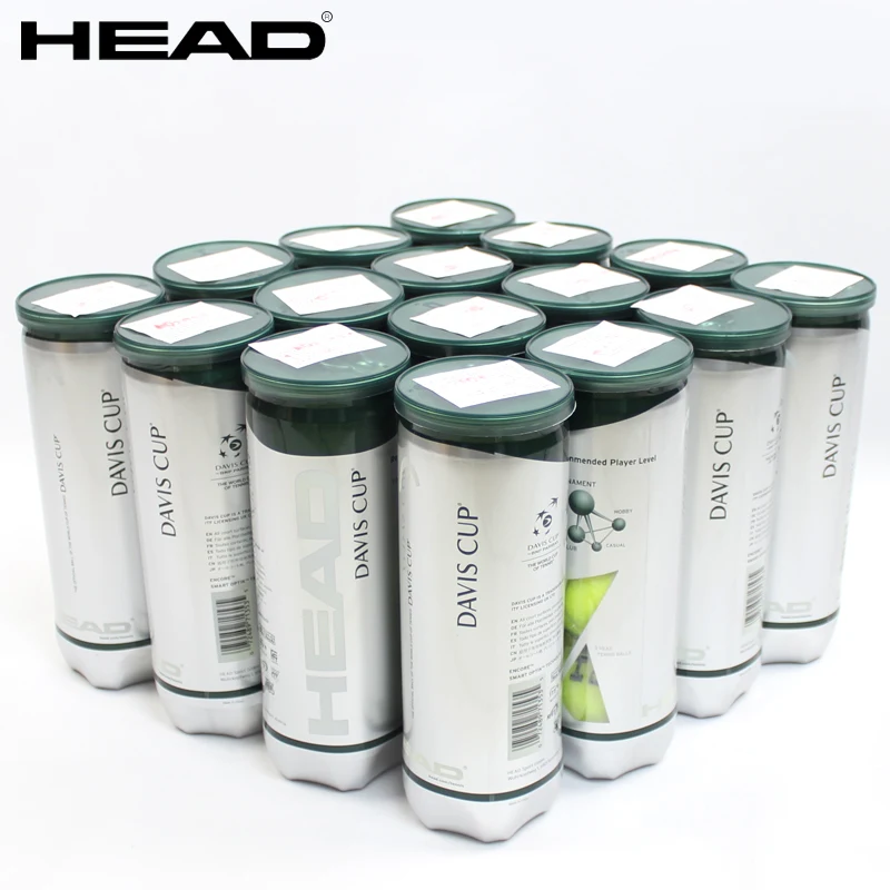 Wholesale 10/20 tubes Original Head Atp 3pcs/tube Davis Cup Tennis Balls Official Tennis Ball Of Davis Cup Raquete De Tennis
Wholesale 10/20 tubes Original Head Atp 3pcs/tube Davis Cup Tennis Balls Official Tennis Ball Of Davis Cup Raquete De Tennis