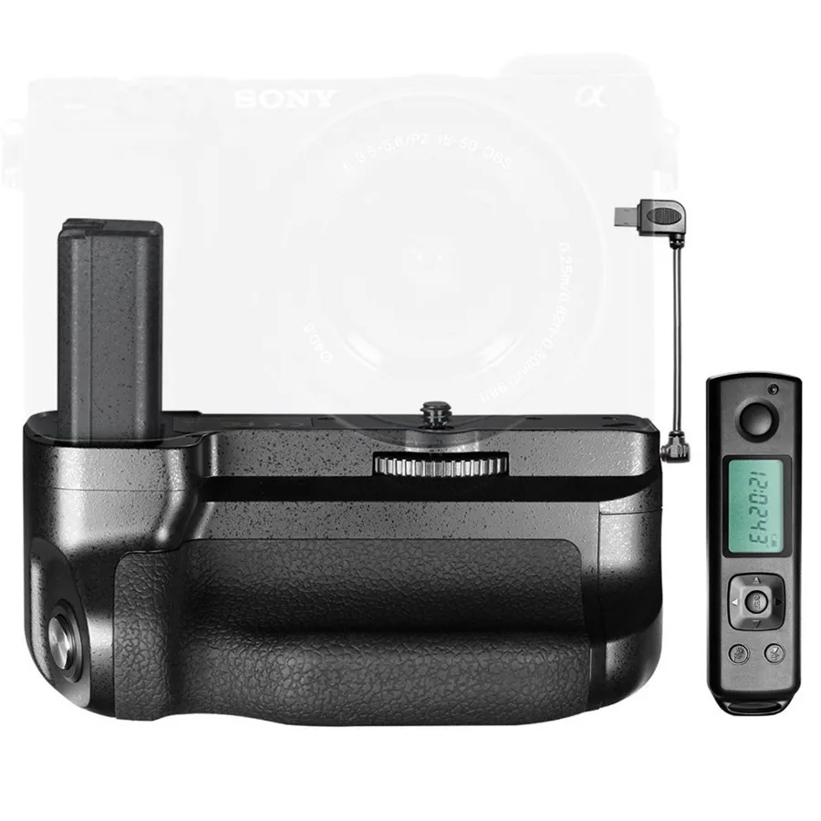 Neewer-Grip-Meike-Batteria-per-Sony-A6300-Camera-Built-In-2-4-GHz-Lavoro-di-Controllo (4)