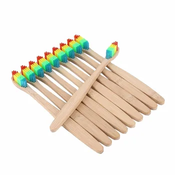 10pcs/lot Colorful Bamboo Handle Toothbrush Eco friendly Wooden Rainbow Bamboo Toothbrush Oral Care Soft Bristle Teeth whitening
10pcs/lot Colorful Bamboo Handle Toothbrush Eco friendly Wooden Rainbow Bamboo Toothbrush Oral Care Soft Bristle Teeth whitening