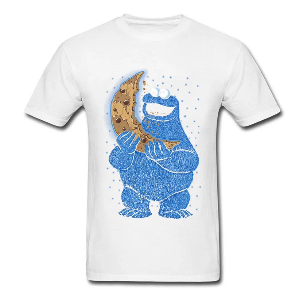 Cookie Moon Tops T Shirt 2018 New Fashion O-Neck Design Short Sleeve All Cotton Mens T-Shirt Casual T Shirt Free Shipping Cookie Moon white