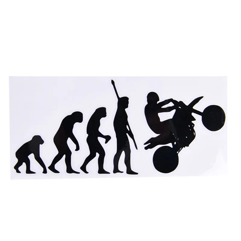 New Fashion Human Evolution Motorcycle Car Stickers Personalized Vinyl Reflective Decals Black/Silver 19.2*8.5CM
New Fashion Human Evolution Motorcycle Car Stickers Personalized Vinyl Reflective Decals Black/Silver 19.2*8.5CM