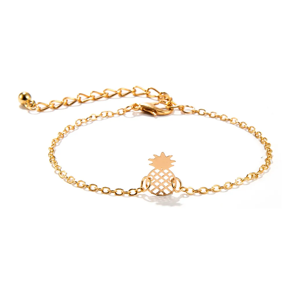 Coconut Tree & Pineapple Summer Beach Bracelet Set brixini.com - Coconut Tree & Pineapple Summer Beach Bracelet Set