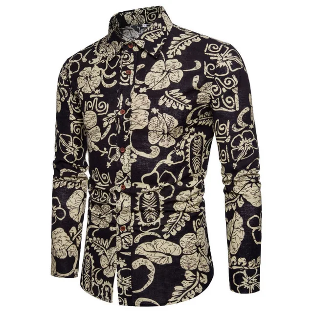 2019 Luxury Printing Shirt Men Black White Long Sleeve Camisa Masculina Slim Fit Chemise Homme Social Shirt Male Eu Size M-5XL
2019 Luxury Printing Shirt Men Black White Long Sleeve Camisa Masculina Slim Fit Chemise Homme Social Shirt Male Eu Size M-5XL