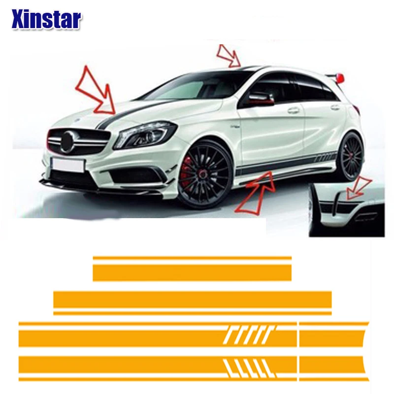 6pcs/lot car body sticker For Mercedes Benz GLA GLC CLA 45 AMG W176 c117 W204 W205 C63
6pcs/lot car body sticker For Mercedes Benz GLA GLC CLA 45 AMG W176 c117 W204 W205 C63