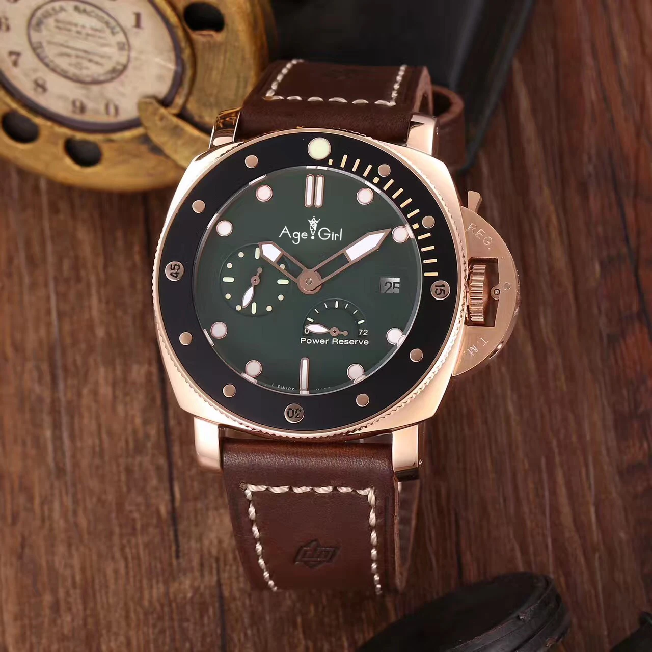 Luxury Brand New Men Automatic Mechanical Sapphire Stainless Steel Rose Gold Black Ceramic Leather Watch Power Reserve Luminous
Luxury Brand New Men Automatic Mechanical Sapphire Stainless Steel Rose Gold Black Ceramic Leather Watch Power Reserve Luminous