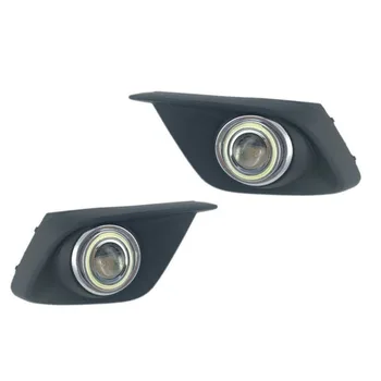 For Mazda 3 2013-2016 White Angel Eyes DRL Yellow Signal Light H11 Halogen / Xenon Fog Lights with Projector Lens
For Mazda 3 2013-2016 White Angel Eyes DRL Yellow Signal Light H11 Halogen / Xenon Fog Lights with Projector Lens