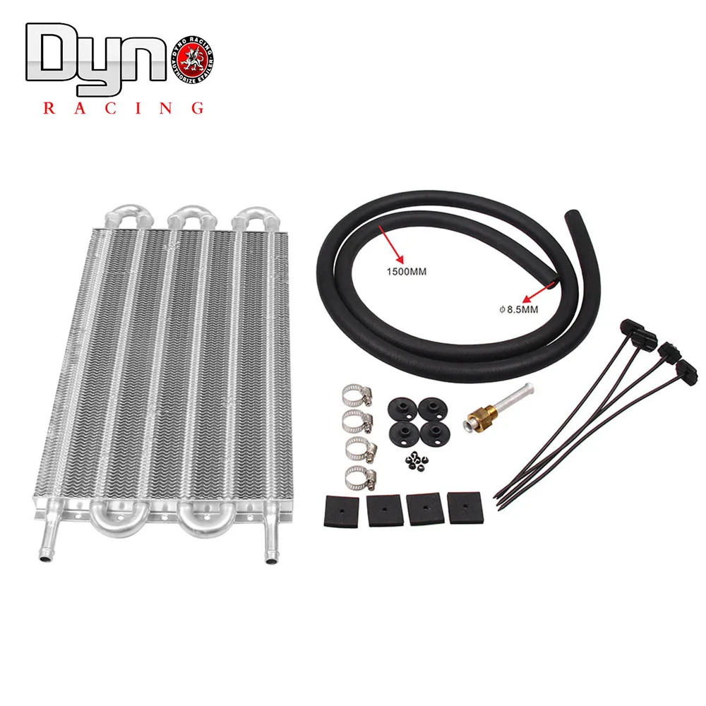 DYNO- 2016 6 Row Aluminum 305X190X20 Universal Auto-Manual Radiator Converter/Car Transmission Oil Cooler Kit
DYNO- 2016 6 Row Aluminum 305X190X20 Universal Auto-Manual Radiator Converter/Car Transmission Oil Cooler Kit