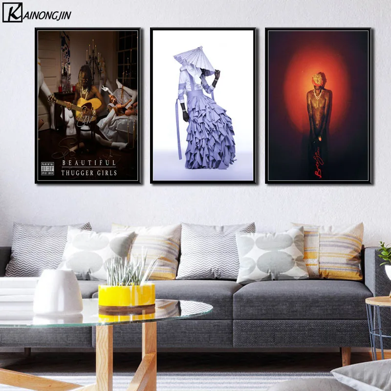 Young Thug Poster Rap Hip Hop Star Posters and Prints Canvas Painting Wall Art Picture for Living Room Home Decor
Young Thug Poster Rap Hip Hop Star Posters and Prints Canvas Painting Wall Art Picture for Living Room Home Decor