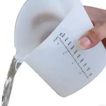 ANGELADY 1PC 500ML Reusable Flexible Silicone Measuring Cup with Scale Handmade Cooks Bakers Resin DIY Jewelry Tools
ANGELADY 1PC 500ML Reusable Flexible Silicone Measuring Cup with Scale Handmade Cooks Bakers Resin DIY Jewelry Tools