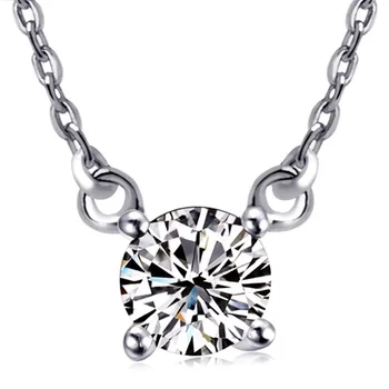 Single drill pendant Simple atmosphere necklaces fashion Fine mosaic 2019 new brand S925 standard silver
Single drill pendant Simple atmosphere necklaces fashion Fine mosaic 2019 new brand S925 standard silver