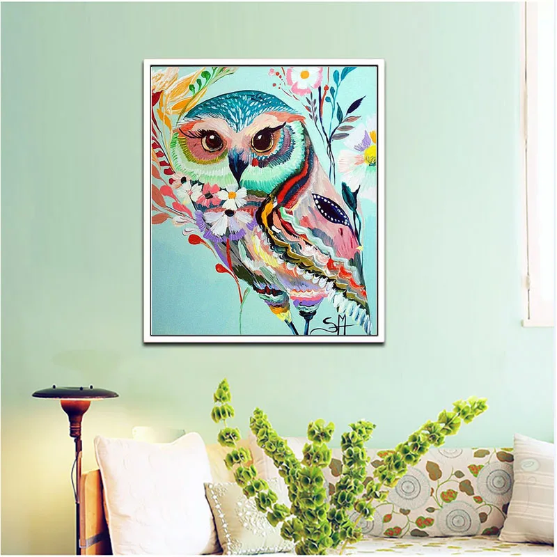LaoJieYuan DIY Colorful owl Diamond Embroidery Painting Cross Stitch Full Drill Resin Craft Needlework crystal Diamond Painting
LaoJieYuan DIY Colorful owl Diamond Embroidery Painting Cross Stitch Full Drill Resin Craft Needlework crystal Diamond Painting
