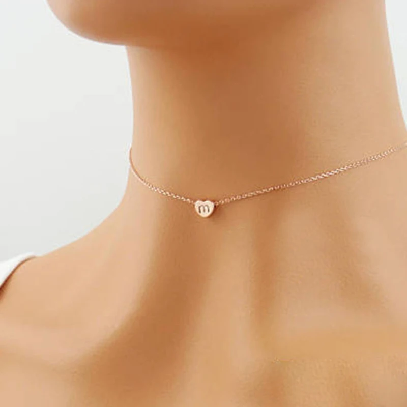 Personalized For Women Heart Choker Necklace 14 inch 16 inches Chain Letter Necklace Silver Real 925 Layered Necklace Christmas
Personalized For Women Heart Choker Necklace 14 inch 16 inches Chain Letter Necklace Silver Real 925 Layered Necklace Christmas