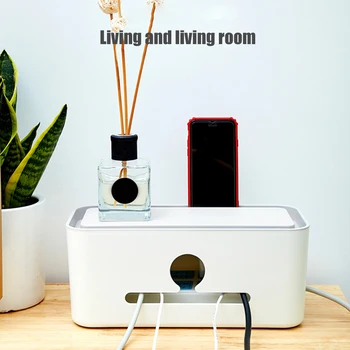 Desktop Cables Storage Box Power Wires Line Collector Organizer Box with Phone Stand DAG-ship
Desktop Cables Storage Box Power Wires Line Collector Organizer Box with Phone Stand DAG-ship