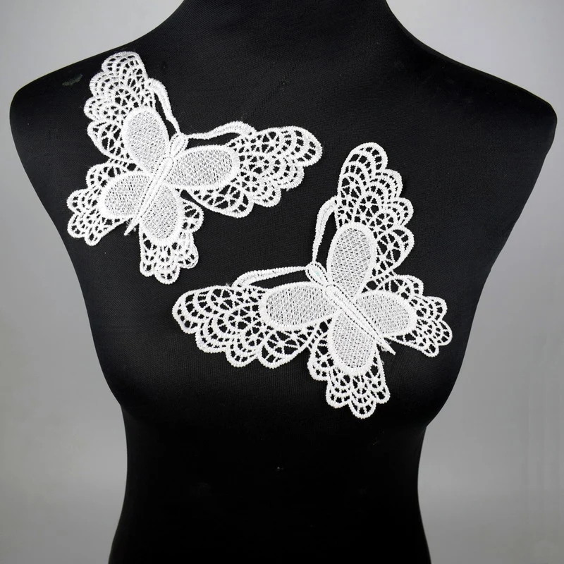 5Pcs/Lot White Butterfly Venise Lace Collar Neckline Trim DIY Embroidery Applique Sewing Craft Patch Scrapbooking BW076
5Pcs/Lot White Butterfly Venise Lace Collar Neckline Trim DIY Embroidery Applique Sewing Craft Patch Scrapbooking BW076