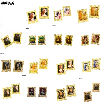 2019 Vintage Klimt famous Oil Painting Accessories Mona Lisa Vincent Sunflowers Stud Earrings For Women Wholesale
2019 Vintage Klimt famous Oil Painting Accessories Mona Lisa Vincent Sunflowers Stud Earrings For Women Wholesale